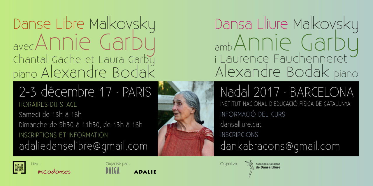 Retrouvez Annie Garby et Alexandre Bodak à Paris, avec chantal gache