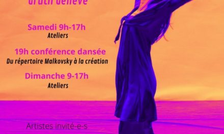 Conférence dansée du festival danse libre de genève 2022, une danse… libre?